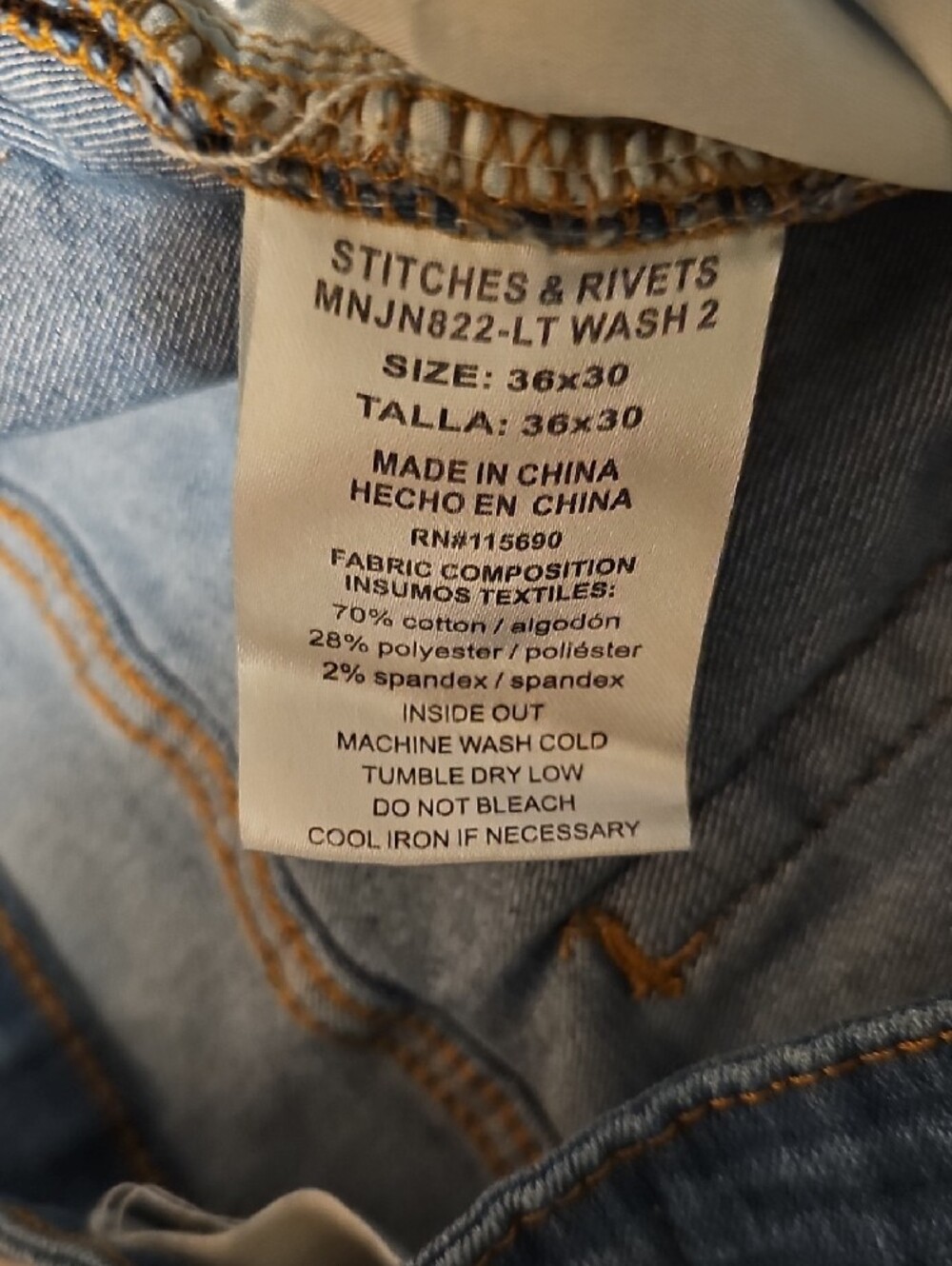 Stitches & Rivets Jeans - Picture 5 of 5